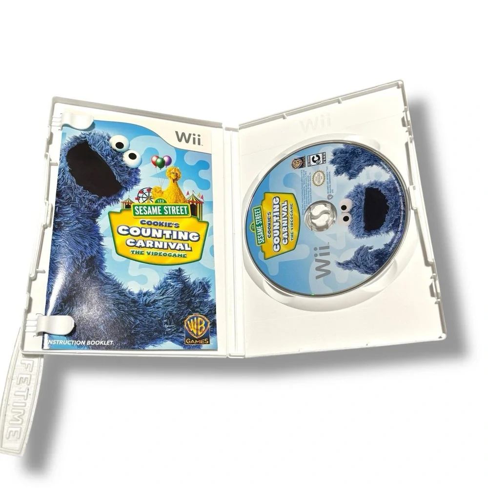 Sesame Street: Cookie's Counting Carnival (Nintendo Wii, 2010) Tested‎
